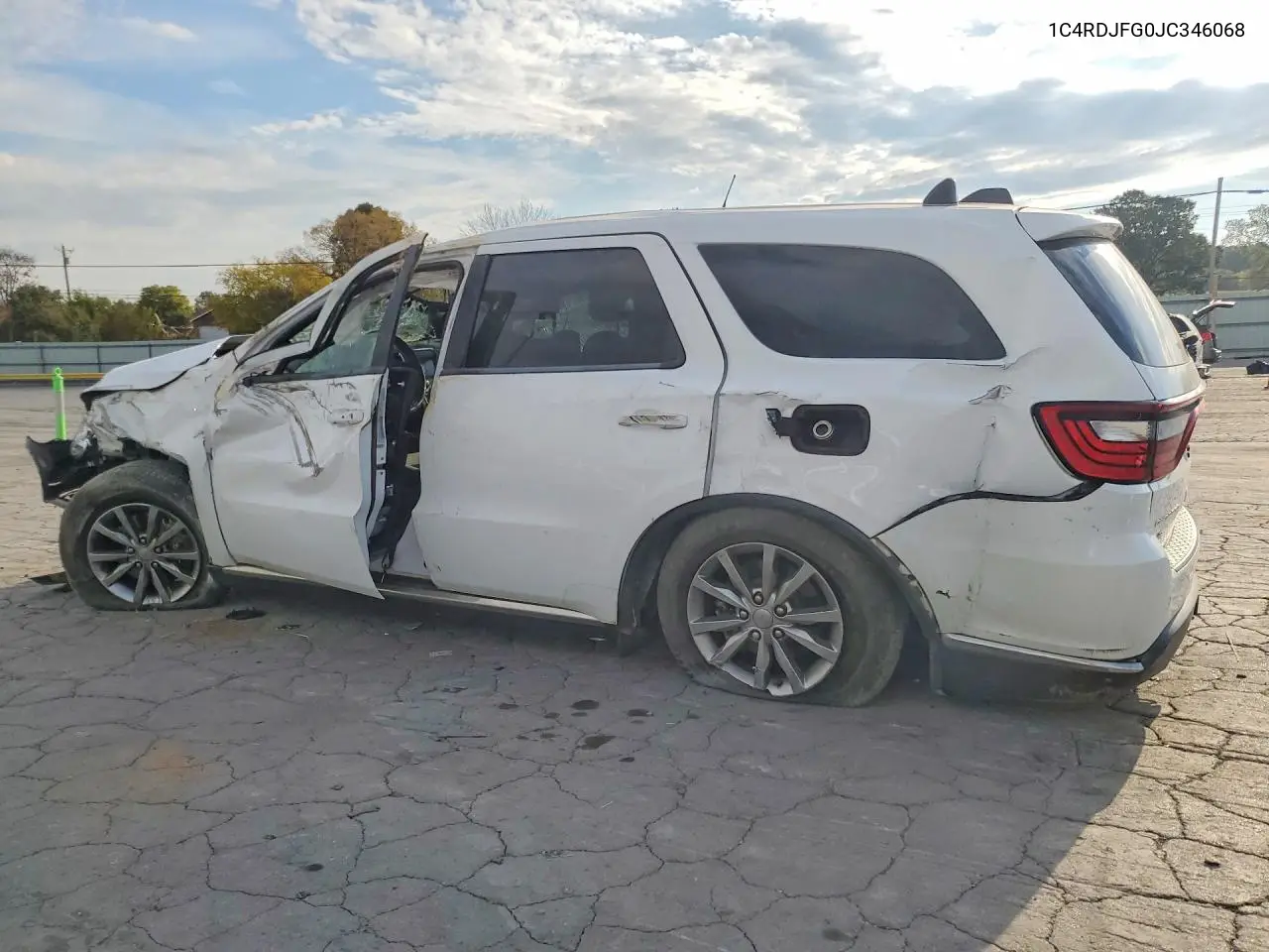2018 DODGE DURANGO VIN 1C4RDJFG0JC346068 — фото 2