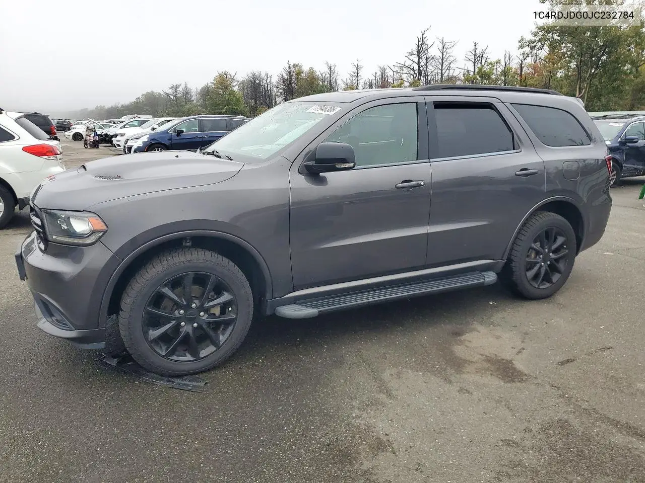 DODGE DURANGO 2018, VIN 1C4RDJDG0JC232784