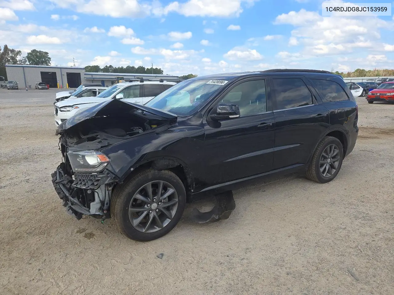 DODGE DURANGO 2018, VIN 1C4RDJDG8JC153959