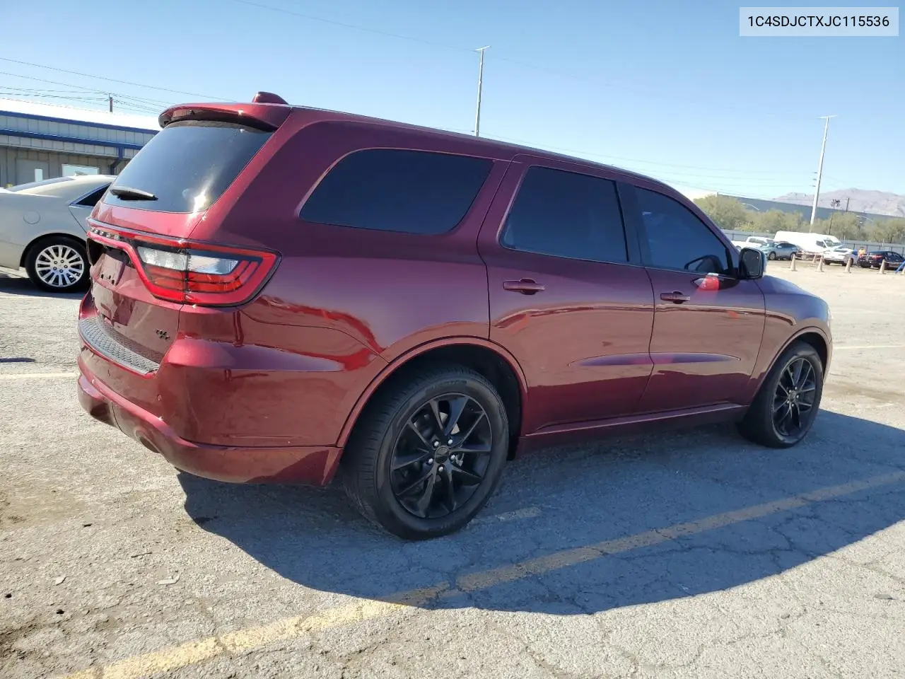 2018 DODGE DURANGO VIN 1C4SDJCTXJC115536 — фото 3
