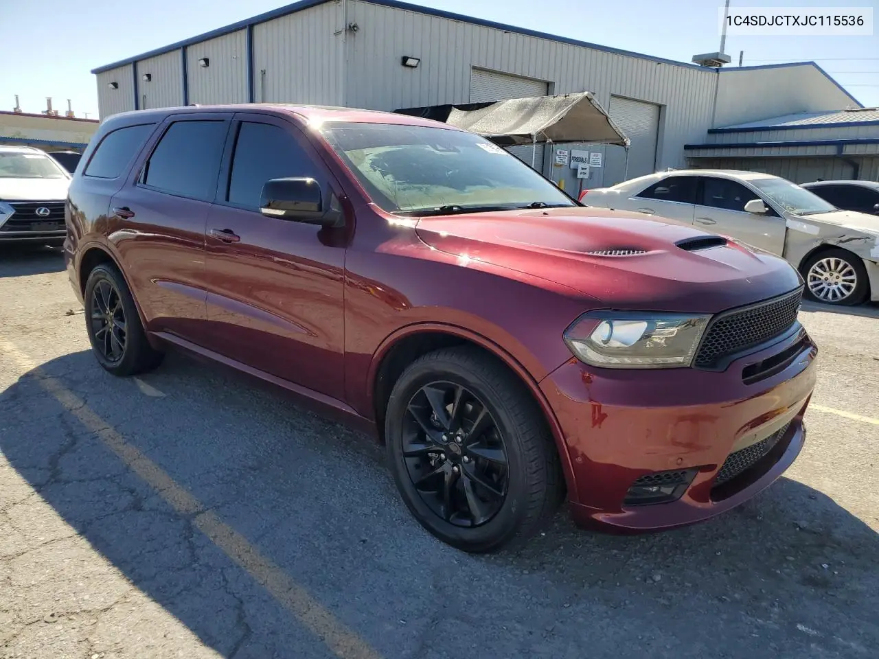 2018 DODGE DURANGO VIN 1C4SDJCTXJC115536 — фото 4