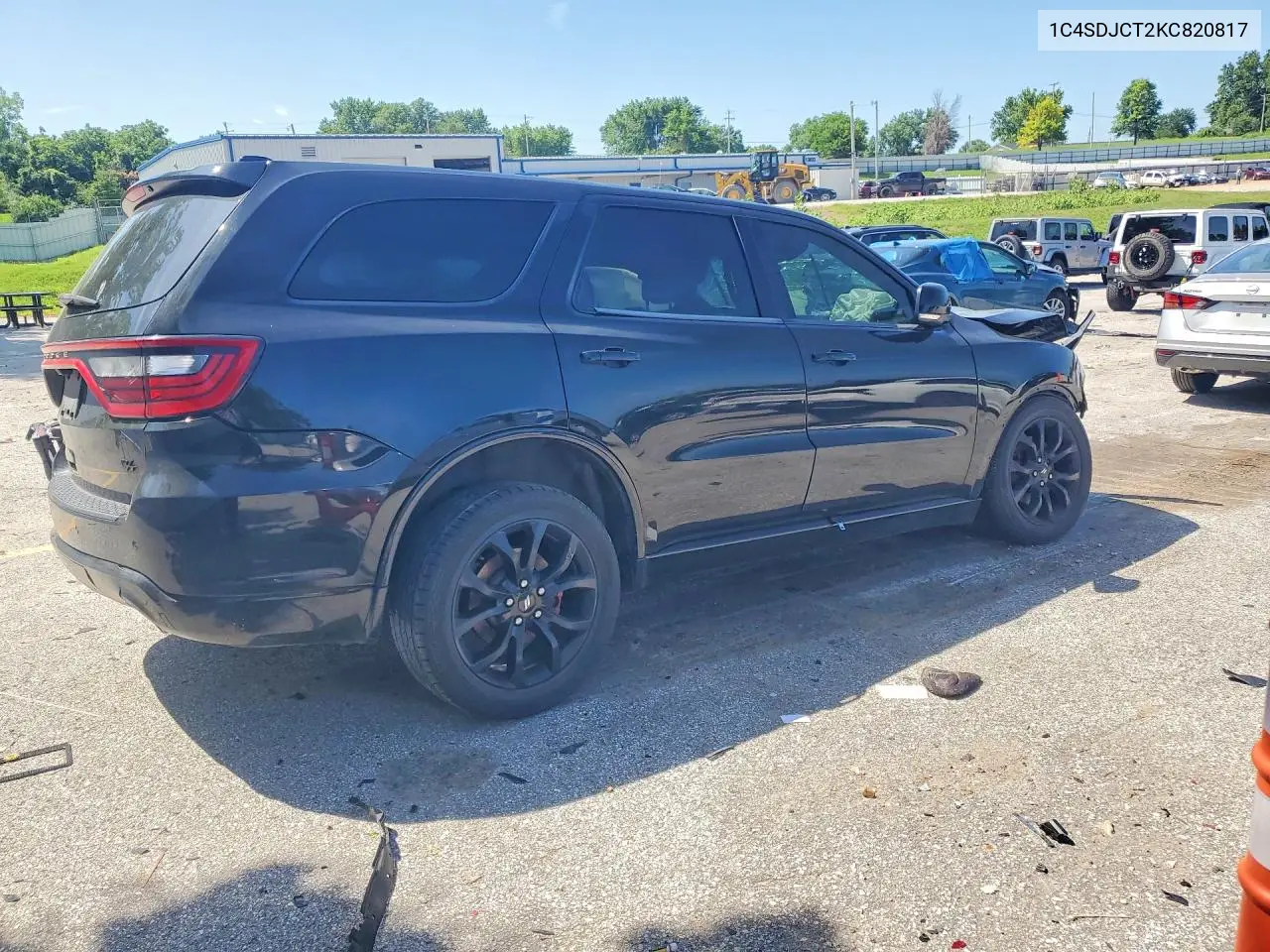 2019 DODGE DURANGO VIN 1C4SDJCT2KC820817 — фото 3