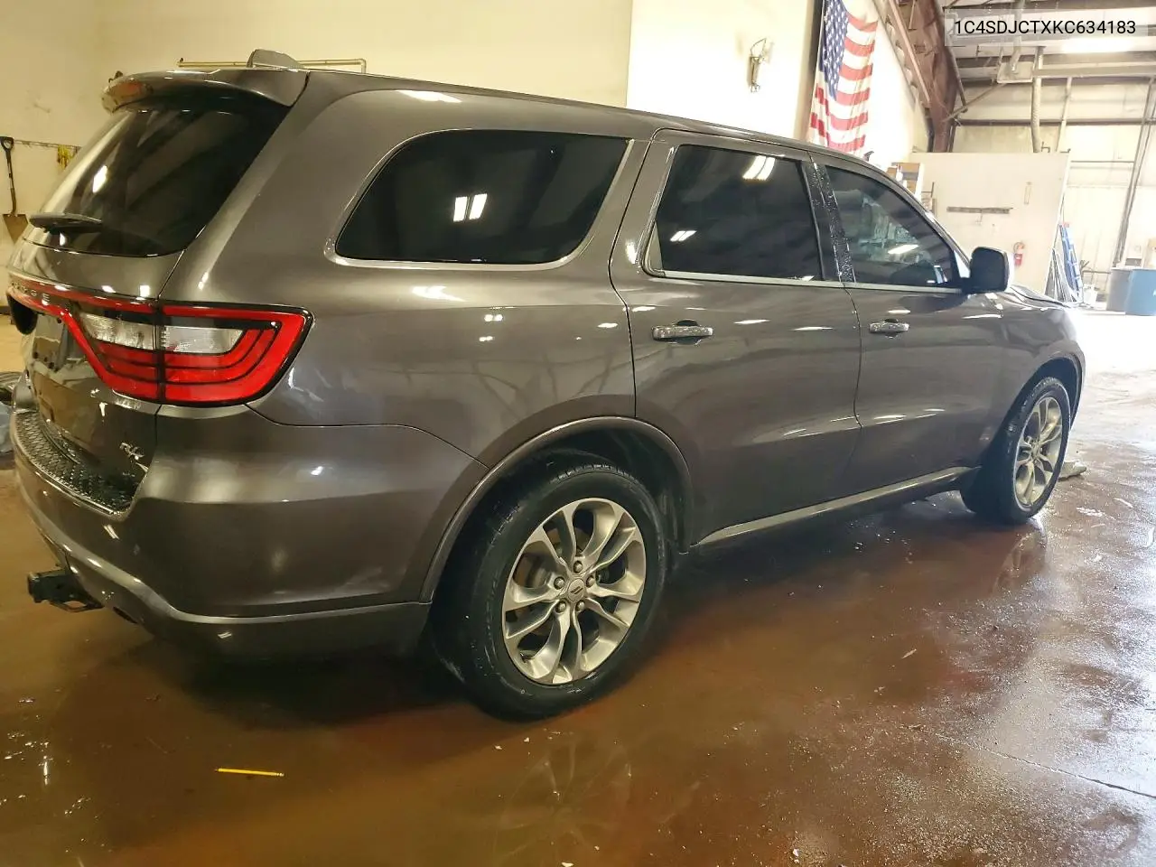 2019 DODGE DURANGO VIN 1C4SDJCTXKC634183 — фото 3