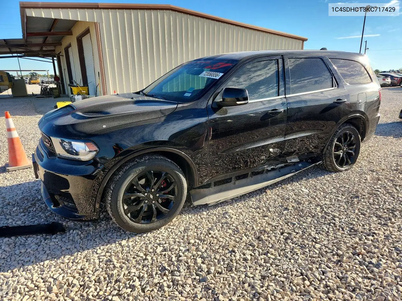 DODGE DURANGO 2019, VIN 1C4SDHCT3KC717429