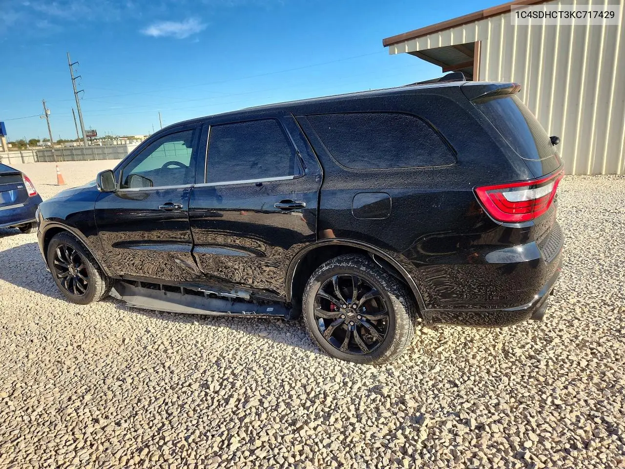 2019 DODGE DURANGO VIN 1C4SDHCT3KC717429 — фото 2