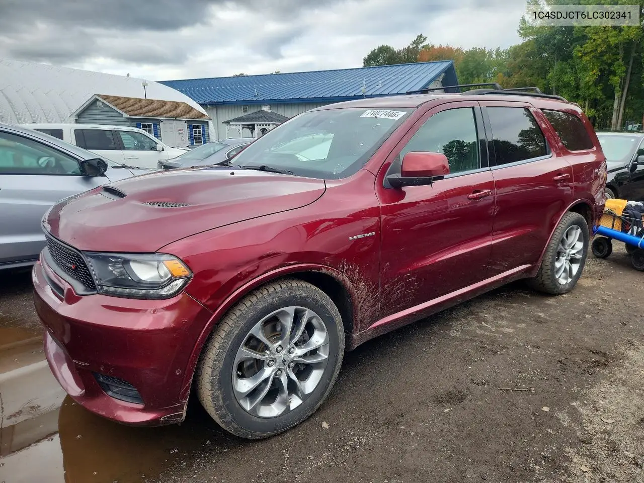 DODGE DURANGO 2020, VIN 1C4SDJCT6LC302341