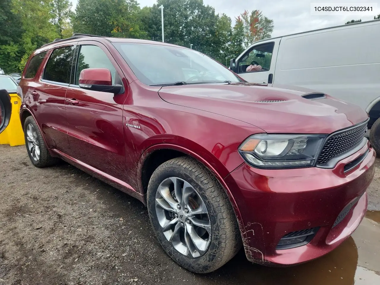 2020 DODGE DURANGO VIN 1C4SDJCT6LC302341 — фото 4