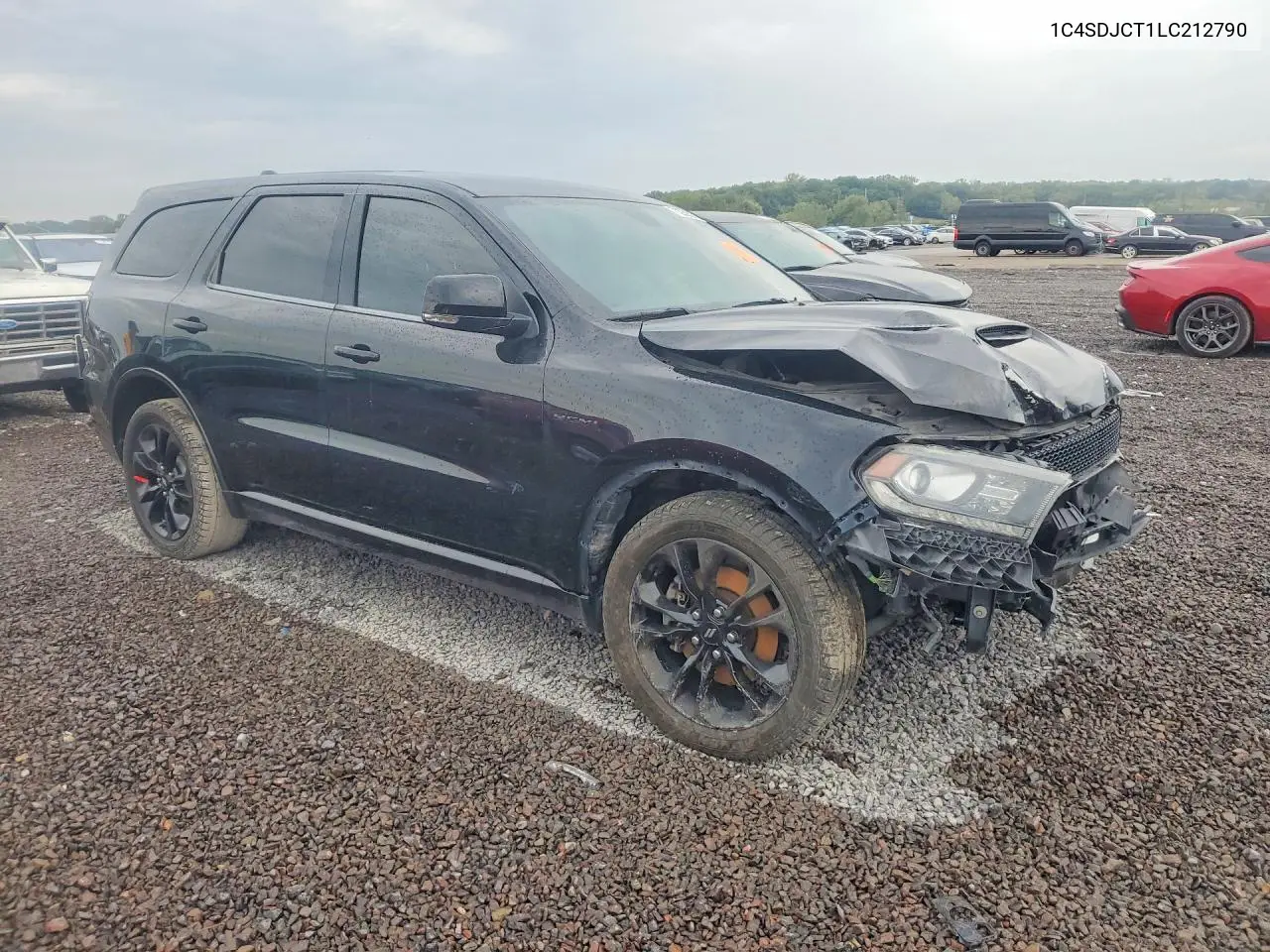 2020 DODGE DURANGO VIN 1C4SDJCT1LC212790 — фото 4