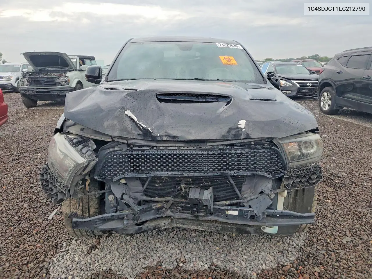2020 DODGE DURANGO VIN 1C4SDJCT1LC212790 — фото 5