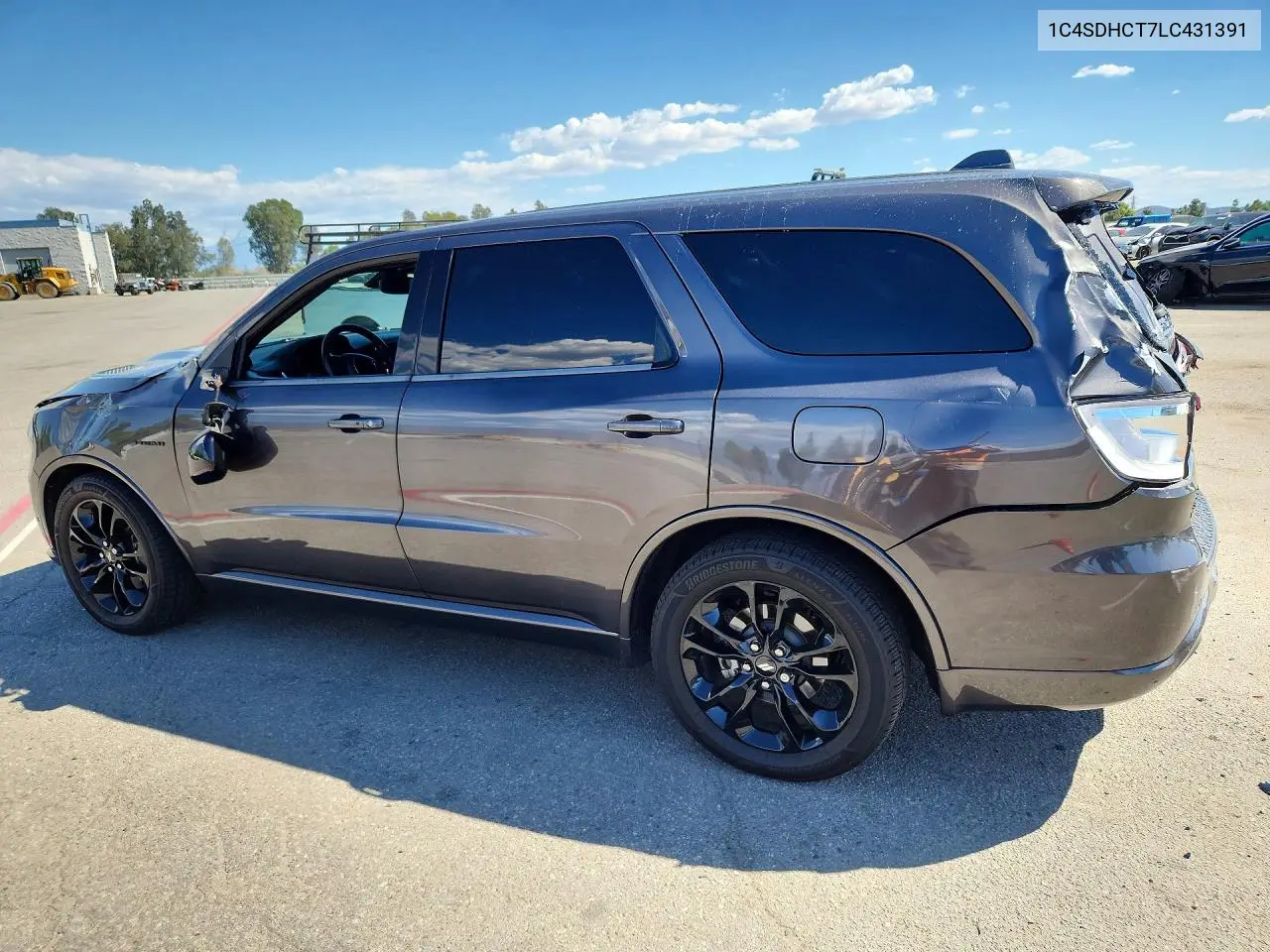 2020 DODGE DURANGO VIN 1C4SDHCT7LC431391 — фото 2