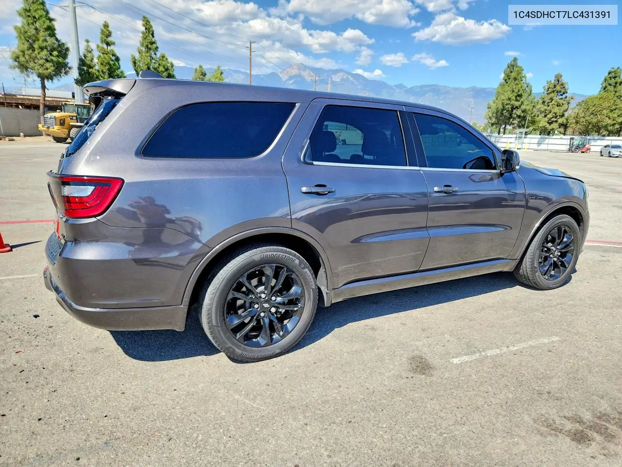 2020 DODGE DURANGO VIN 1C4SDHCT7LC431391 — фото 3
