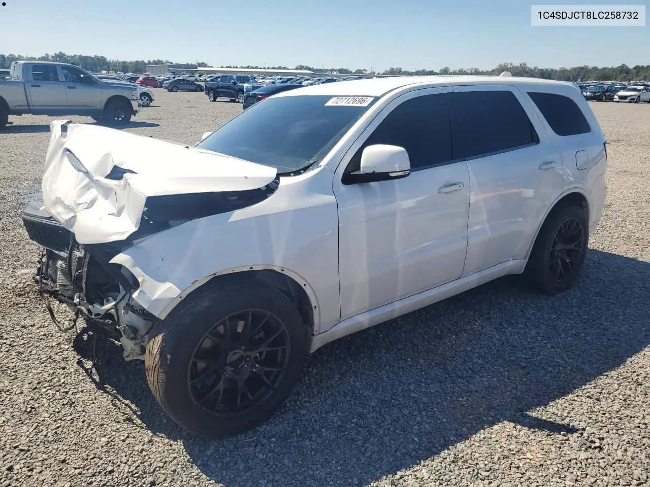 DODGE DURANGO 2020, VIN 1C4SDJCT8LC258732