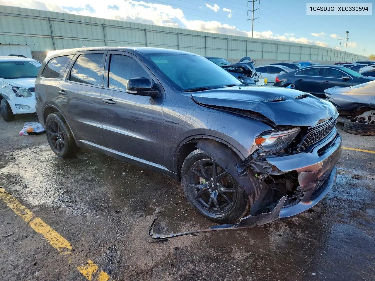 2020 DODGE DURANGO VIN 1C4SDJCTXLC330594 — фото 4