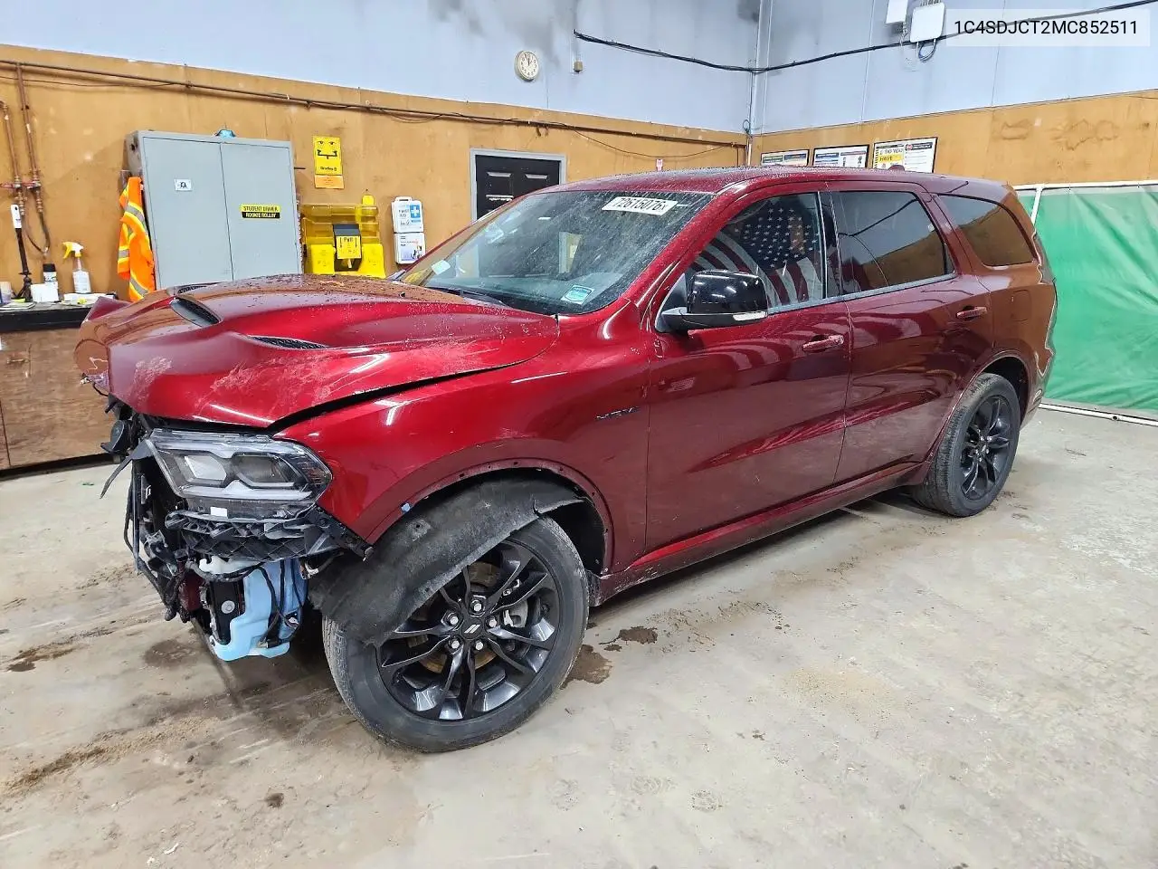 DODGE DURANGO 2021, VIN 1C4SDJCT2MC852511