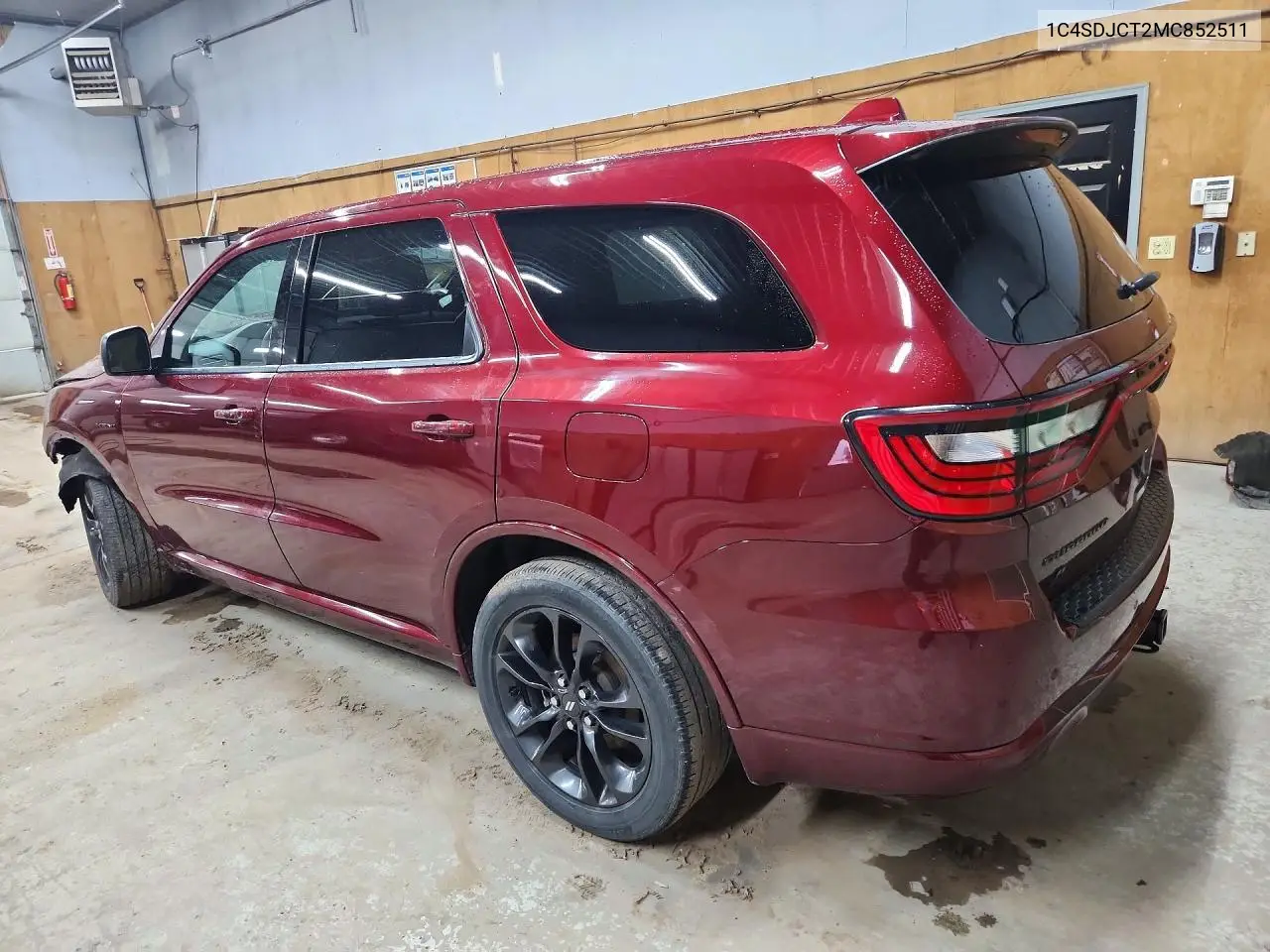 2021 DODGE DURANGO VIN 1C4SDJCT2MC852511 — фото 2