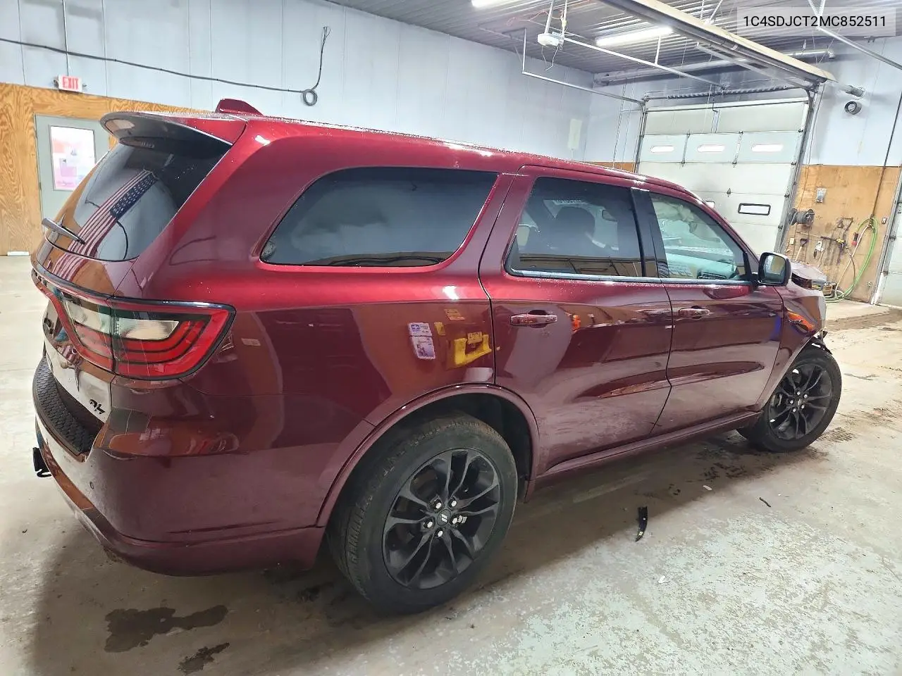 2021 DODGE DURANGO VIN 1C4SDJCT2MC852511 — фото 3