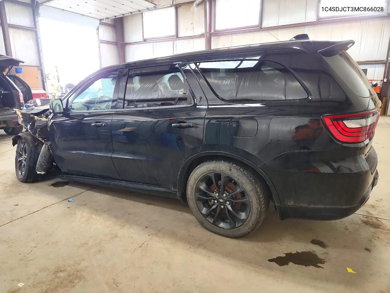 2021 DODGE DURANGO VIN 1C4SDJCT3MC866028 — фото 2