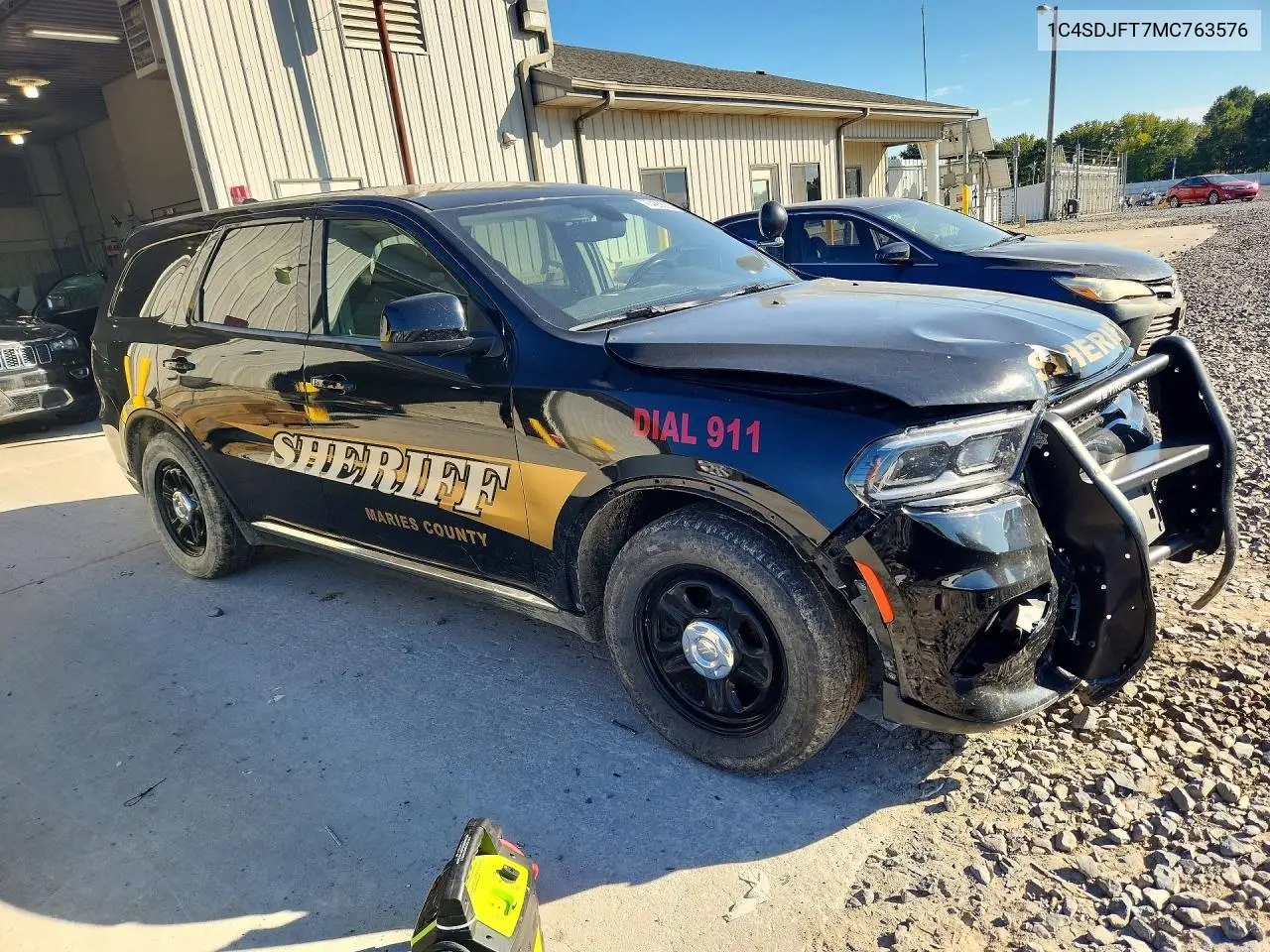 2021 DODGE DURANGO VIN 1C4SDJFT7MC763576 — фото 4