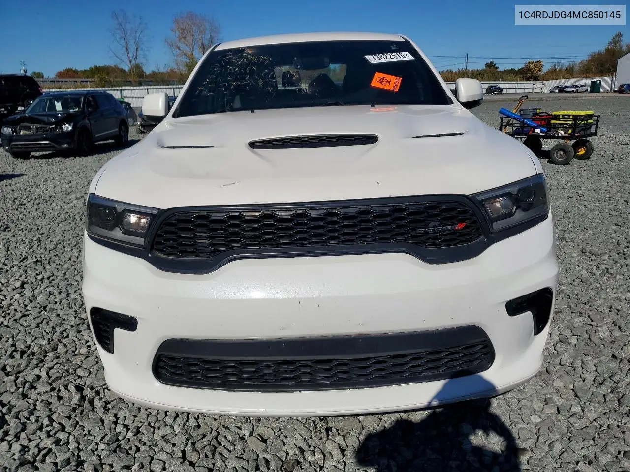 DODGE DURANGO 2021, VIN 1C4RDJDG4MC850145
