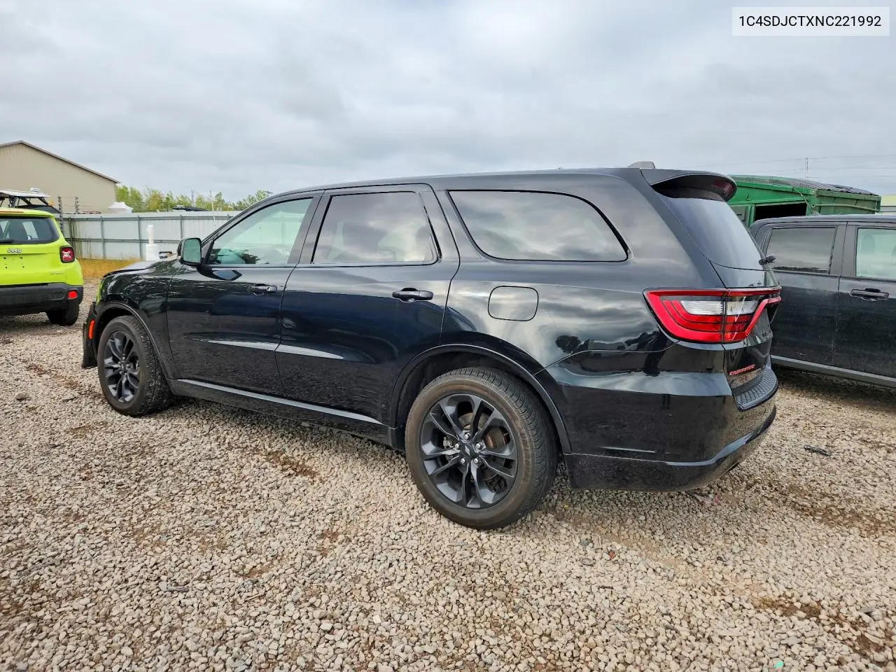 2022 DODGE DURANGO VIN 1C4SDJCTXNC221992 — фото 2