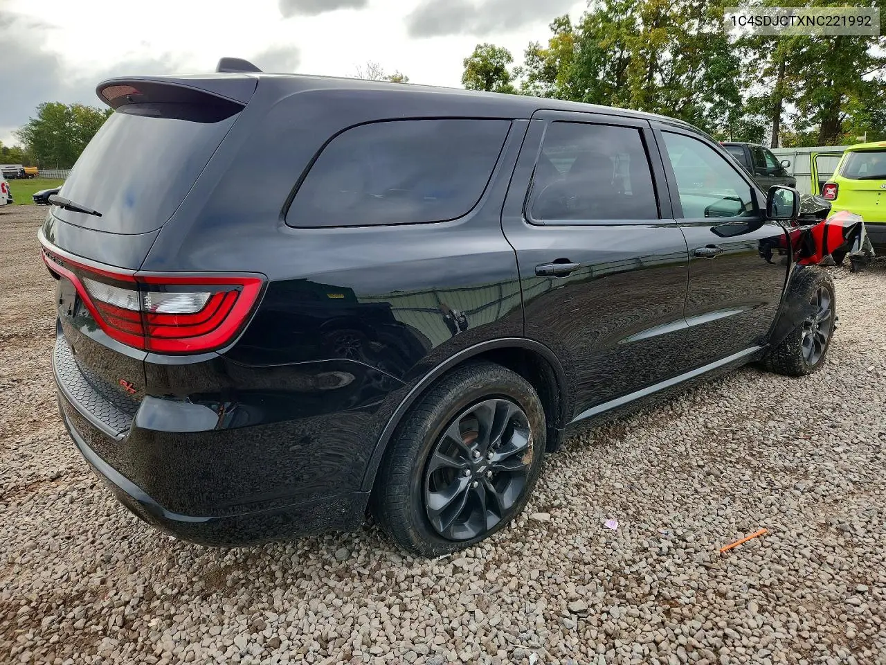 2022 DODGE DURANGO VIN 1C4SDJCTXNC221992 — фото 3