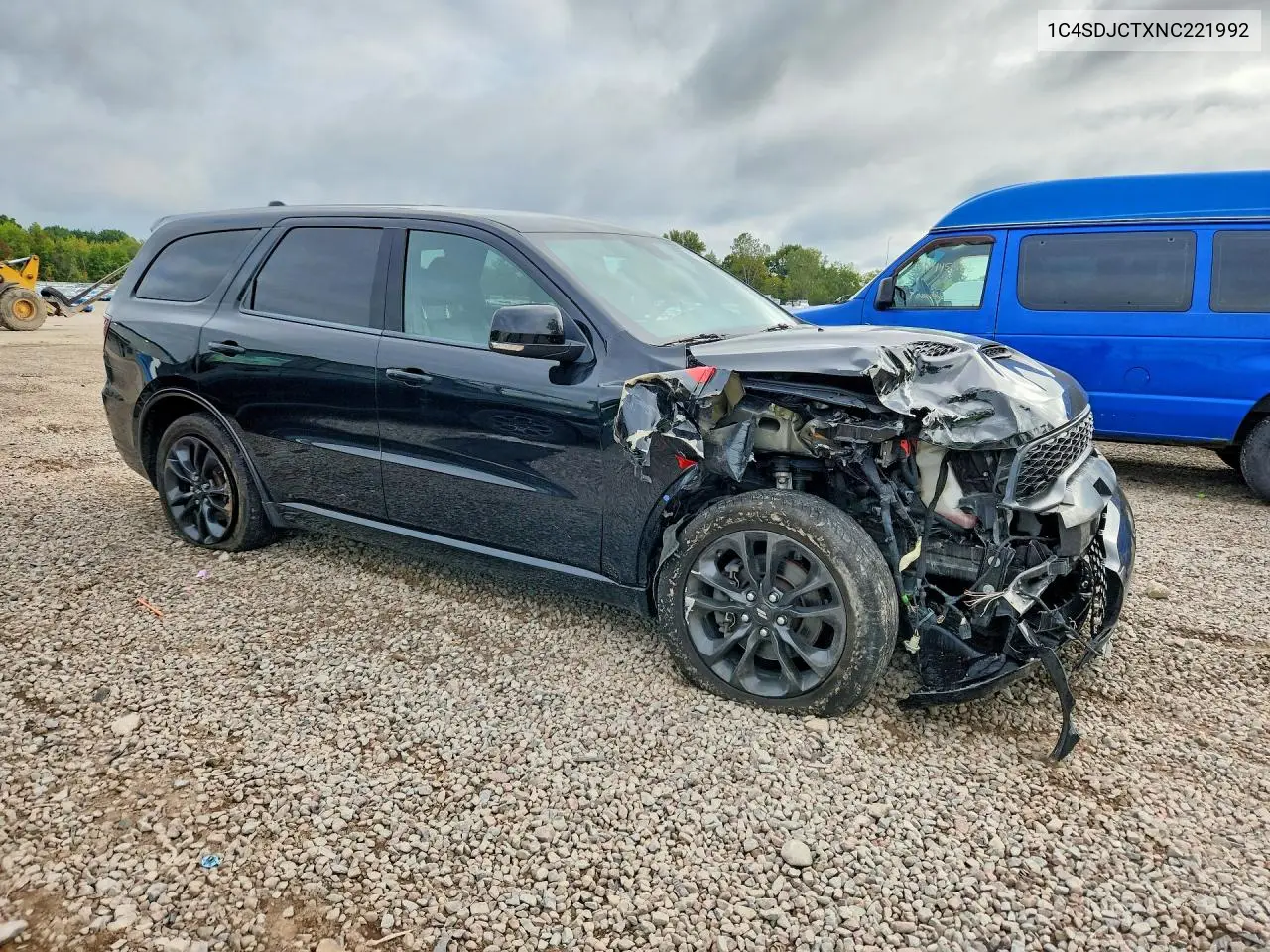 2022 DODGE DURANGO VIN 1C4SDJCTXNC221992 — фото 4