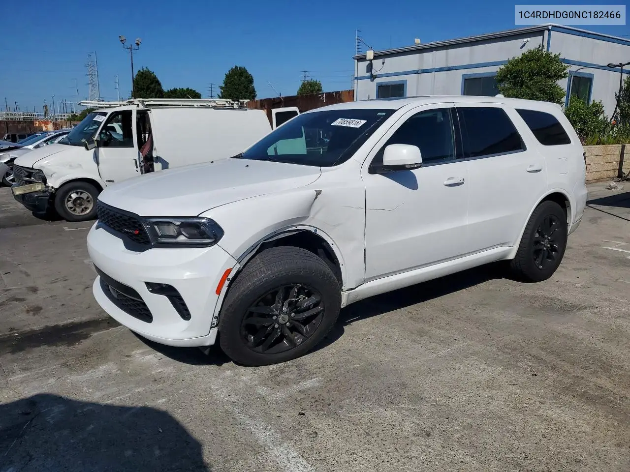 DODGE DURANGO 2022, VIN 1C4RDHDG0NC182466