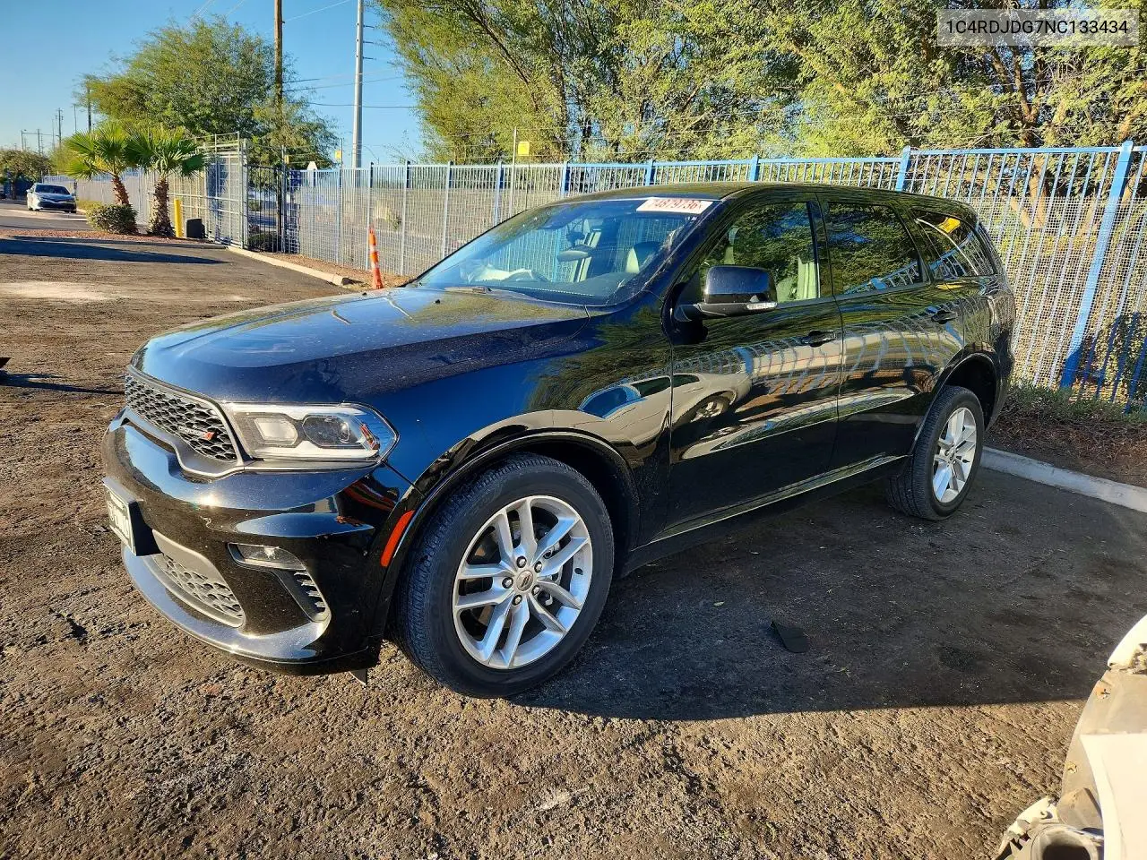 DODGE DURANGO 2022, VIN 1C4RDJDG7NC133434
