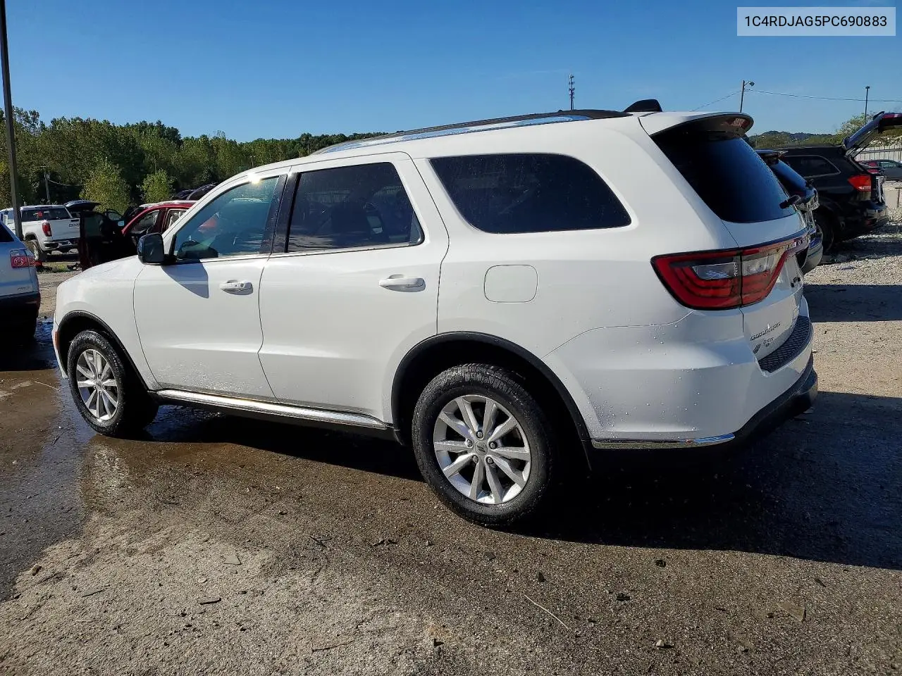 2023 DODGE DURANGO VIN 1C4RDJAG5PC690883 — фото 2