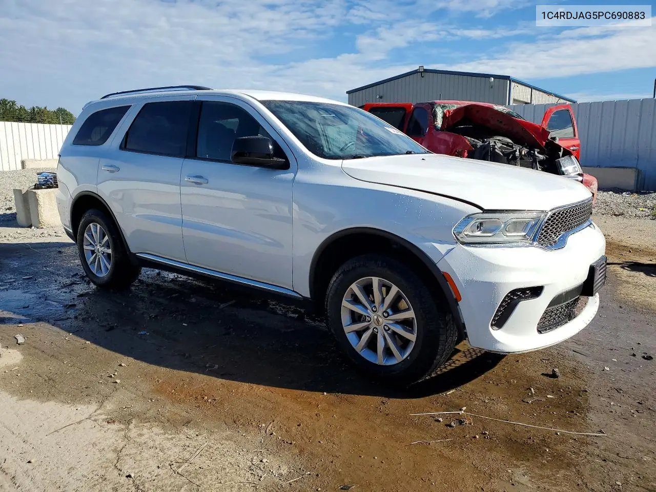 2023 DODGE DURANGO VIN 1C4RDJAG5PC690883 — фото 4
