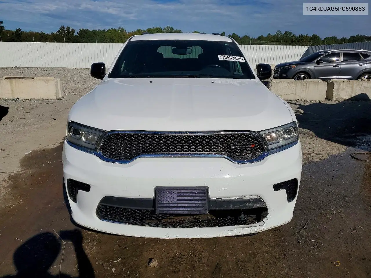 2023 DODGE DURANGO VIN 1C4RDJAG5PC690883 — фото 5