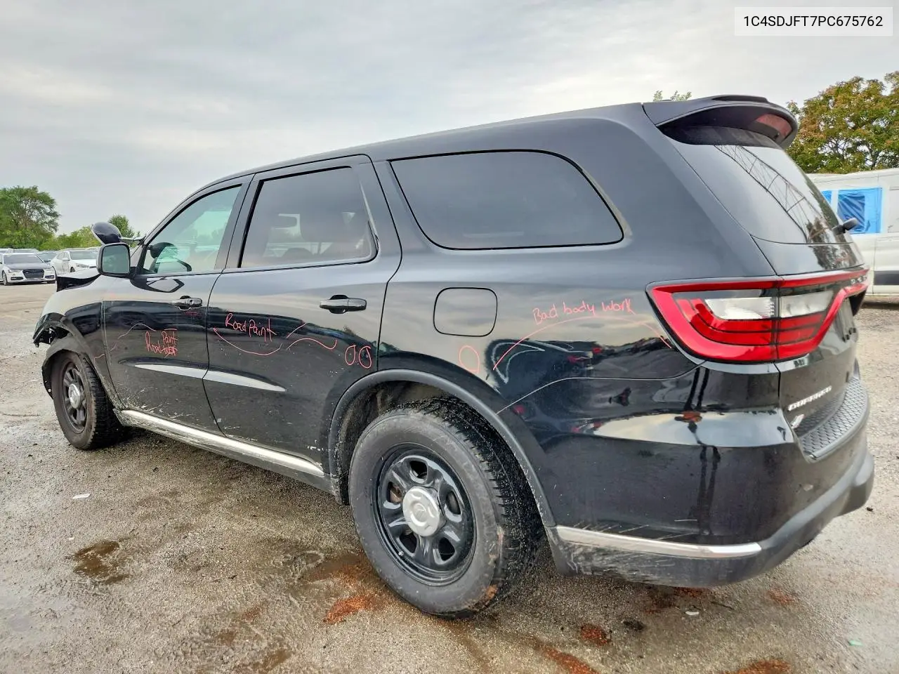 2023 DODGE DURANGO VIN 1C4SDJFT7PC675762 — фото 2