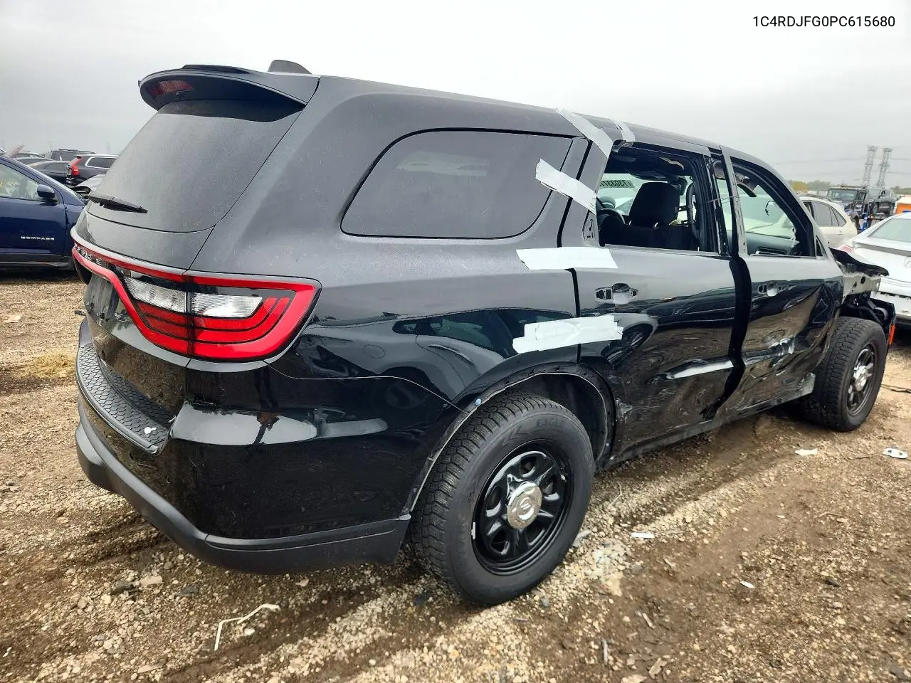 2023 DODGE DURANGO VIN 1C4RDJFG0PC615680 — фото 3