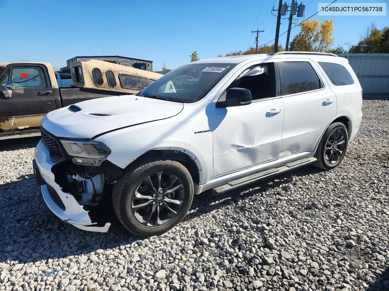 DODGE DURANGO 2023, VIN 1C4SDJCT1PC567738