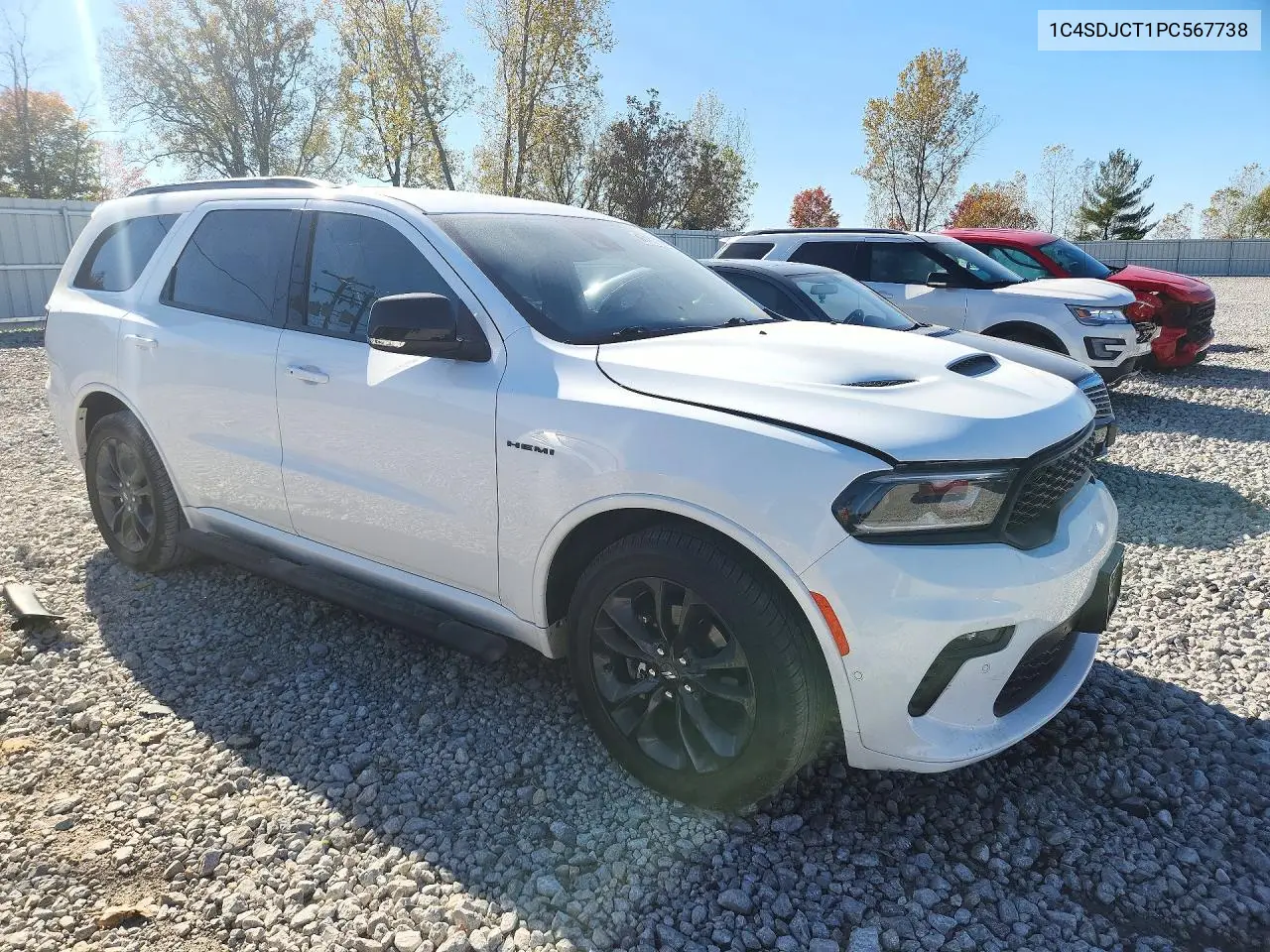 2023 DODGE DURANGO VIN 1C4SDJCT1PC567738 — фото 4