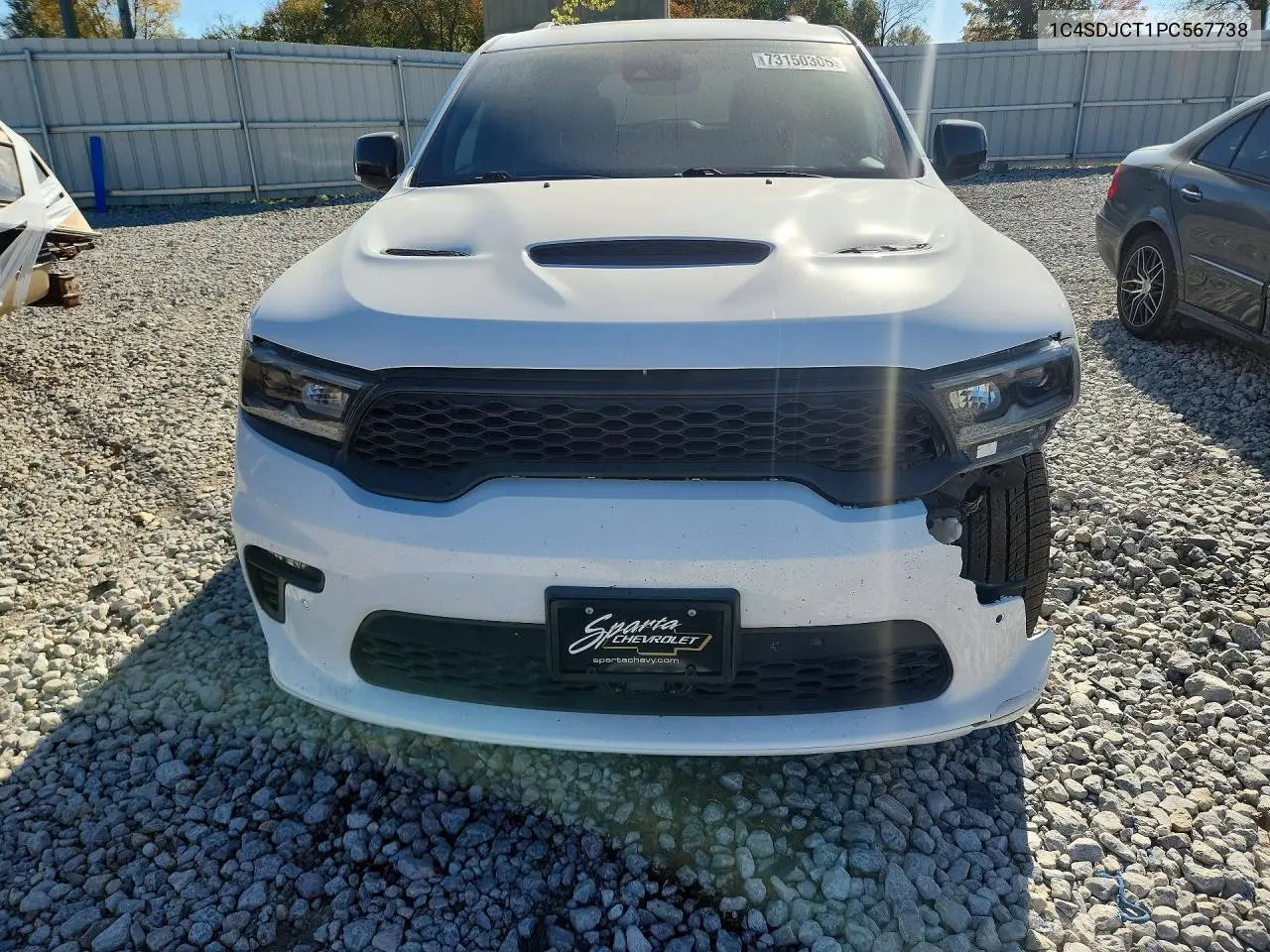 2023 DODGE DURANGO VIN 1C4SDJCT1PC567738 — фото 5