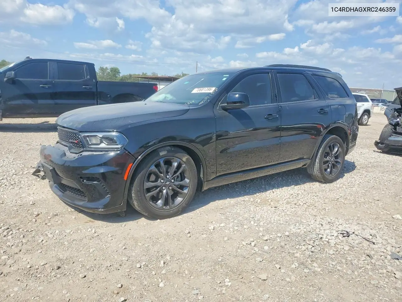 DODGE DURANGO 2024, VIN 1C4RDHAGXRC246359