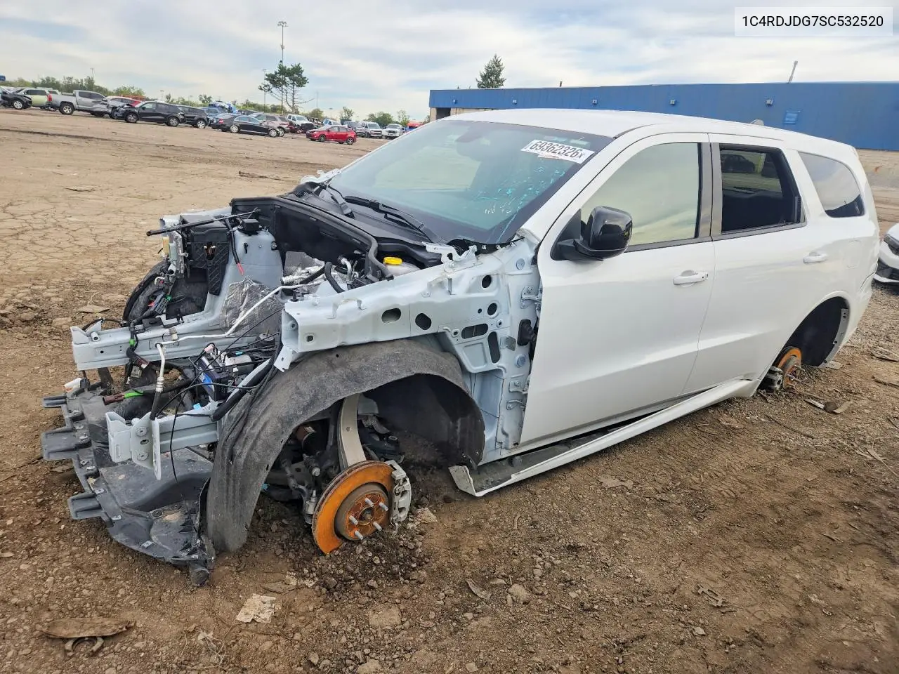 DODGE DURANGO 2025, VIN 1C4RDJDG7SC532520
