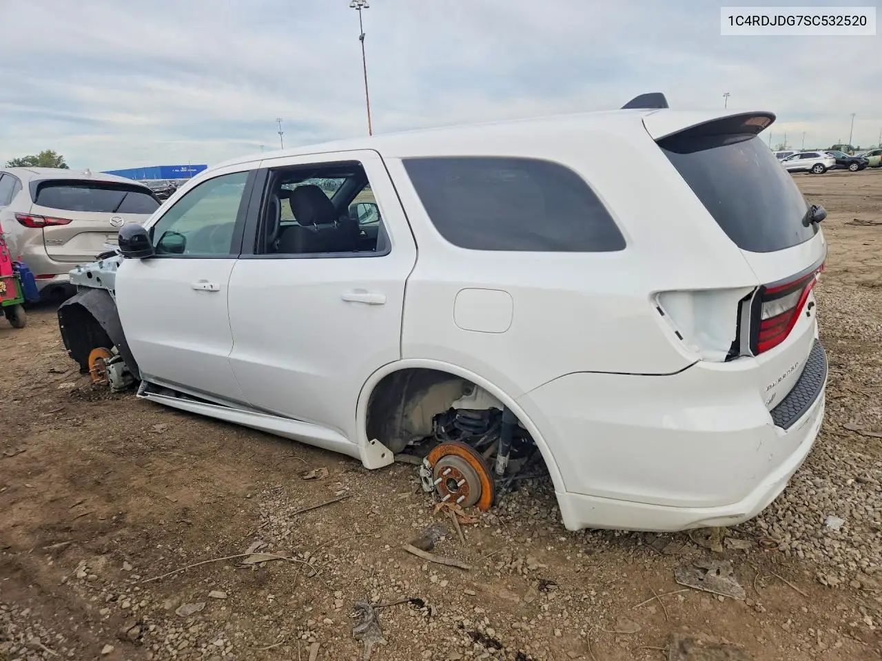 2025 DODGE DURANGO VIN 1C4RDJDG7SC532520 — фото 2