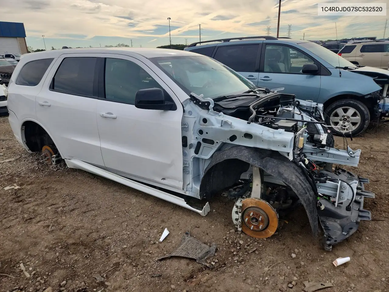 2025 DODGE DURANGO VIN 1C4RDJDG7SC532520 — фото 4