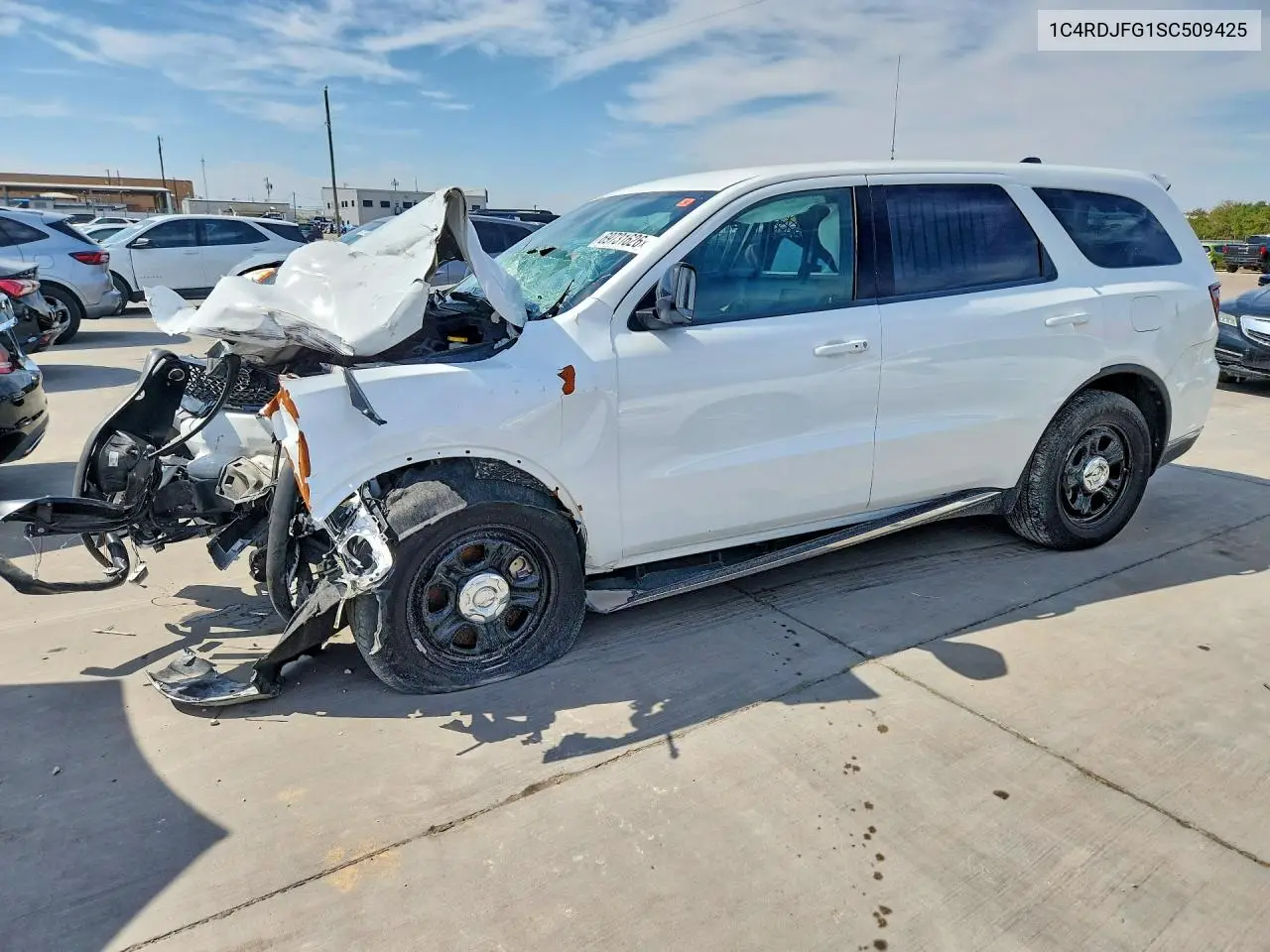 DODGE DURANGO 2025, VIN 1C4RDJFG1SC509425
