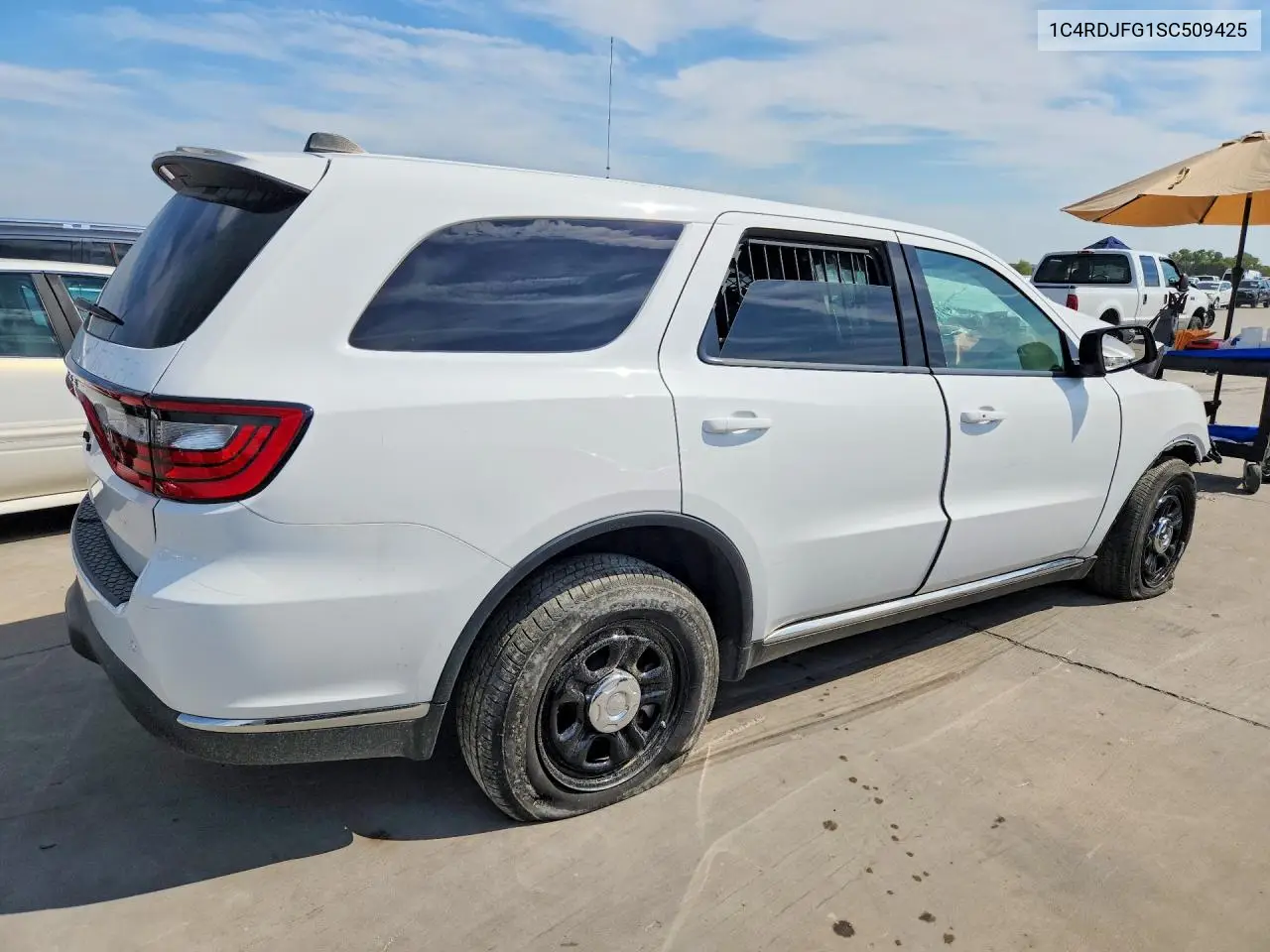 2025 DODGE DURANGO VIN 1C4RDJFG1SC509425 — фото 3