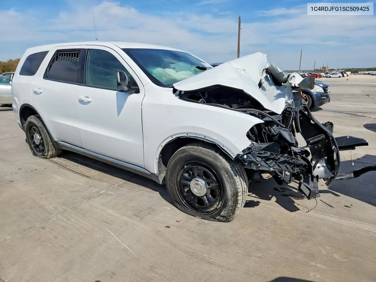 2025 DODGE DURANGO VIN 1C4RDJFG1SC509425 — фото 4