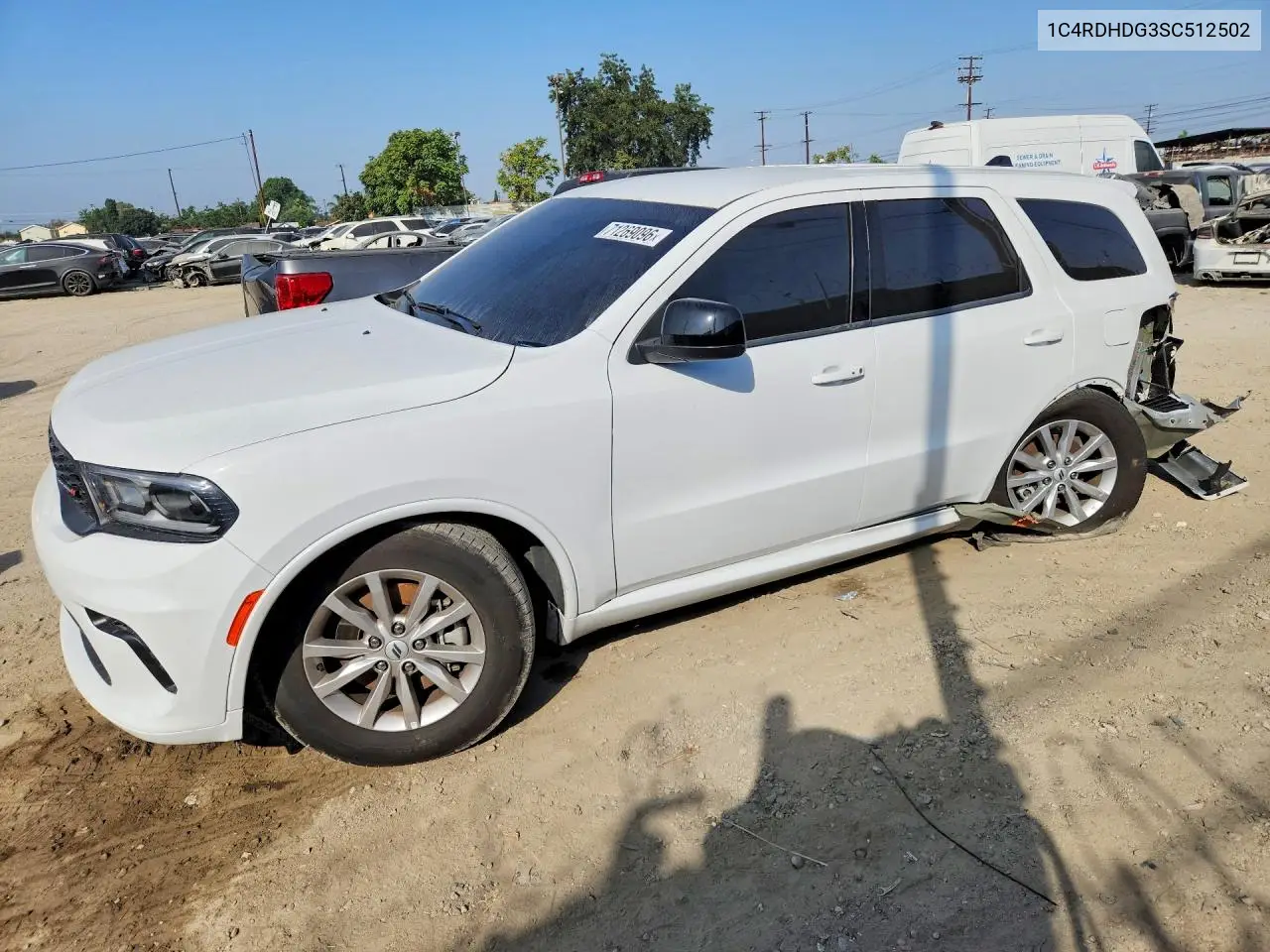 DODGE DURANGO 2025, VIN 1C4RDHDG3SC512502
