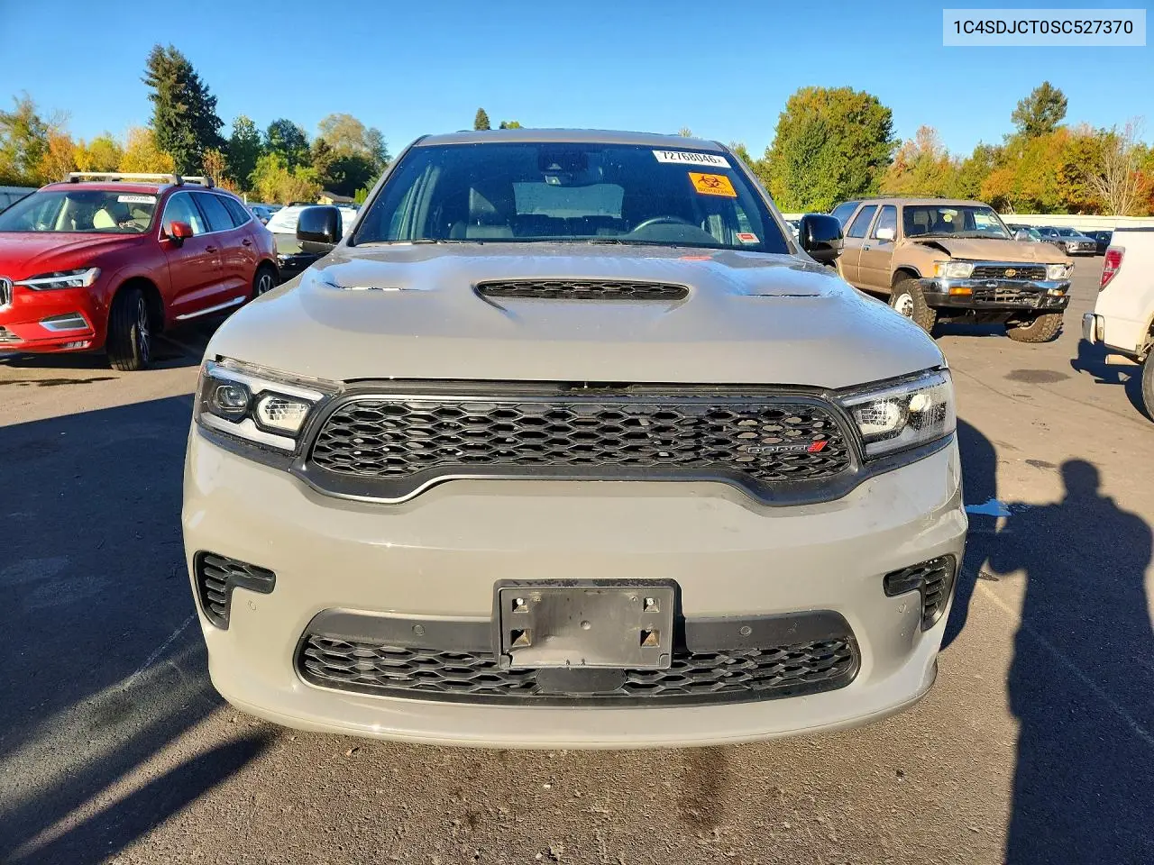 2025 DODGE DURANGO VIN 1C4SDJCT0SC527370 — фото 5
