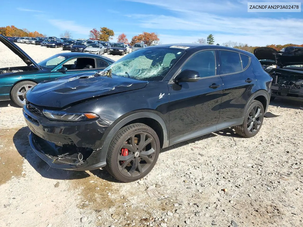 DODGE HORNET 2023, VIN ZACNDFAN2P3A02478