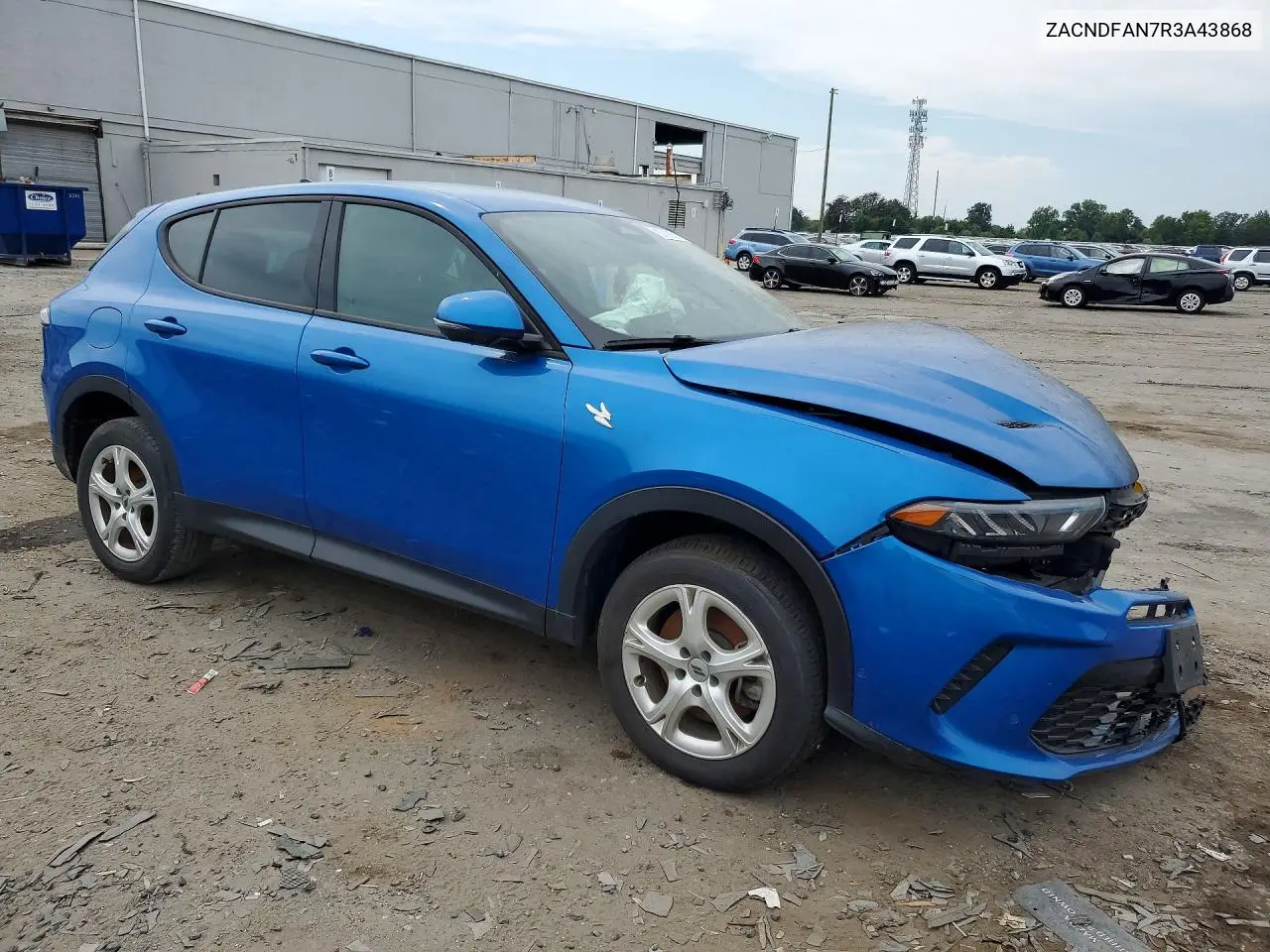 2024 DODGE HORNET VIN ZACNDFAN7R3A43868 — фото 4