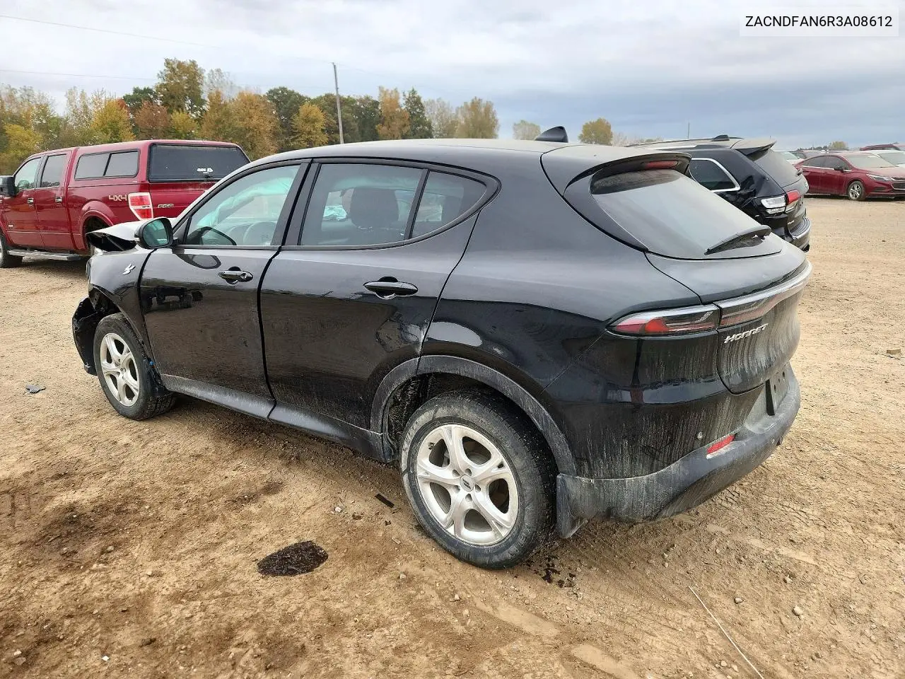 2024 DODGE HORNET VIN ZACNDFAN6R3A08612 — фото 2