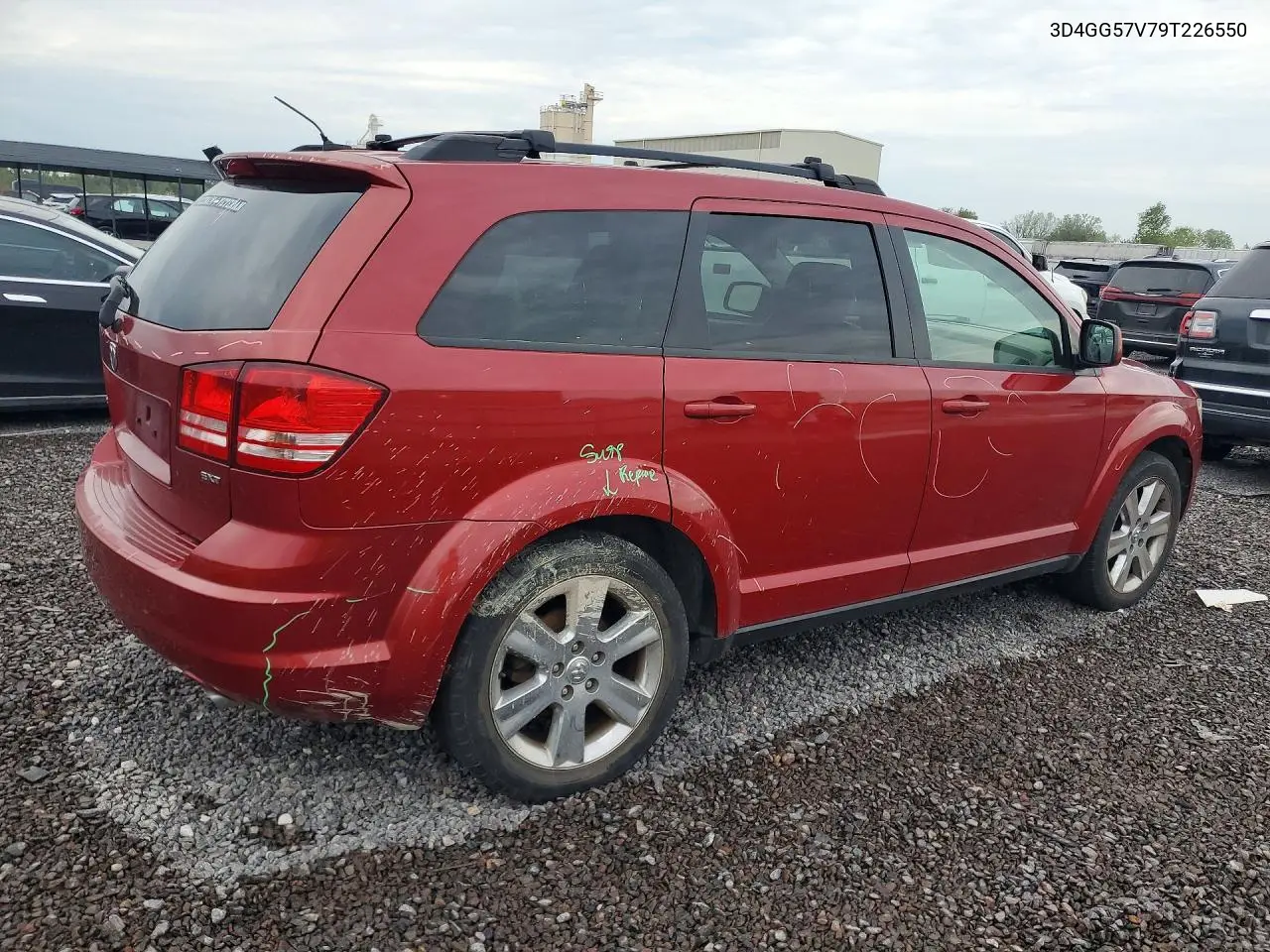 2009 DODGE JOURNEY VIN 3D4GG57V79T226550 — фото 3