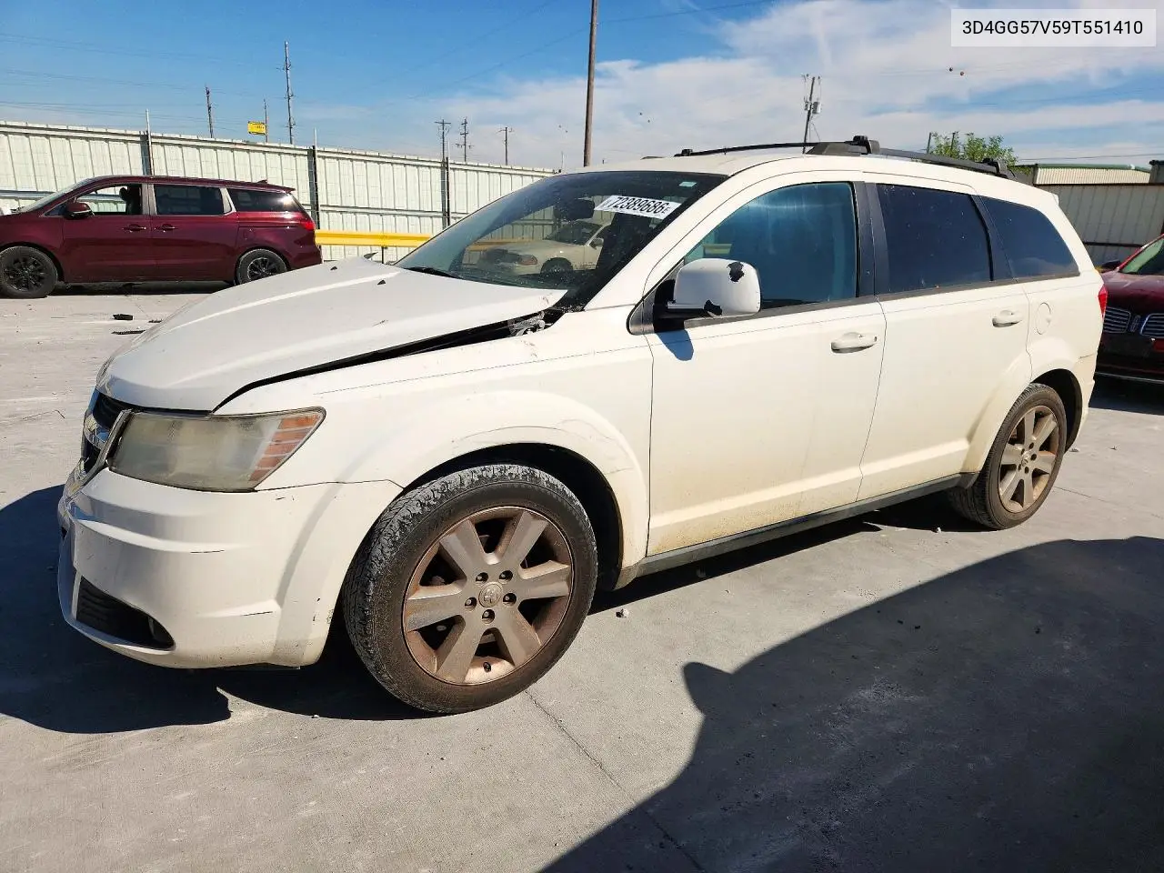 DODGE JOURNEY 2009, VIN 3D4GG57V59T551410